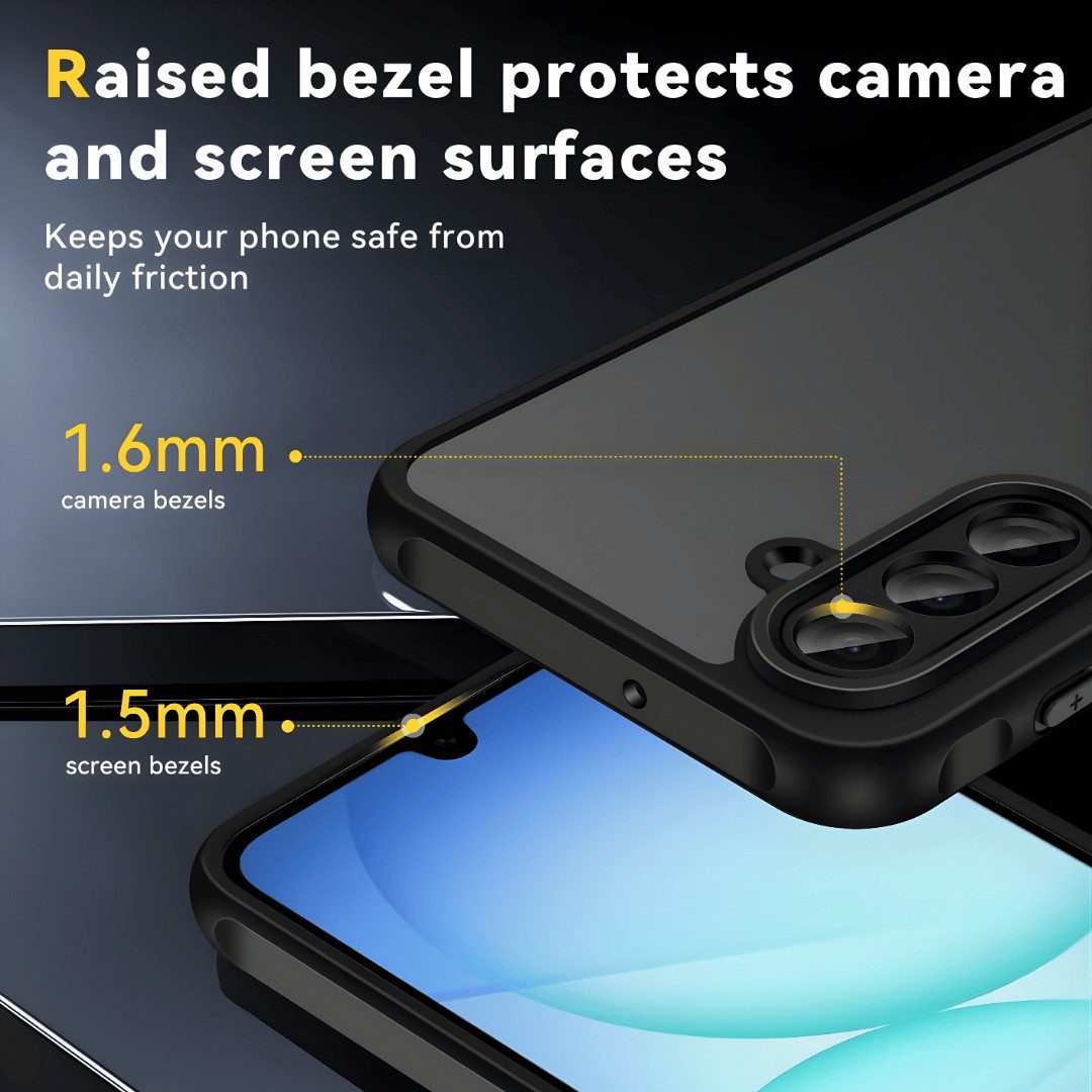 SmartUP Smartphone-Hülle + 2X Schutzglas für Samsung Galaxy A17 5G Panzerfolie Display Case 9H 6,7 Zoll, kompletter Rundumschutz