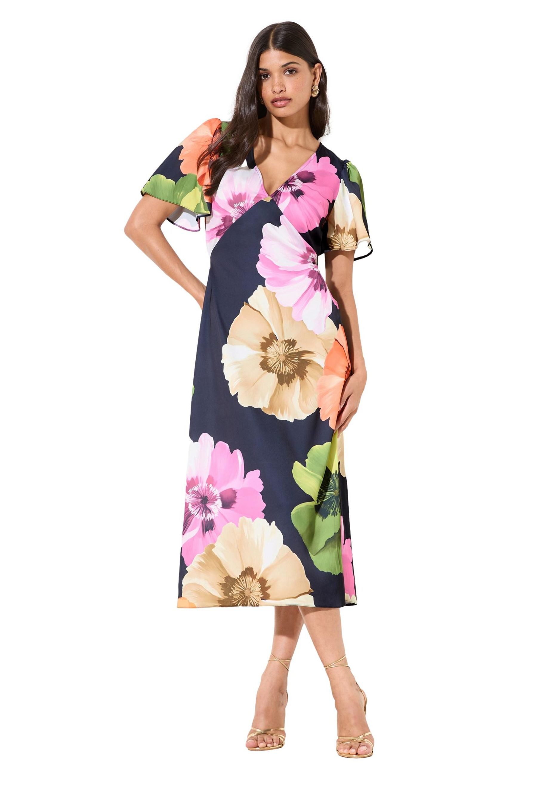 Midikleid Friends Like These Satin-Midikleid, Regular