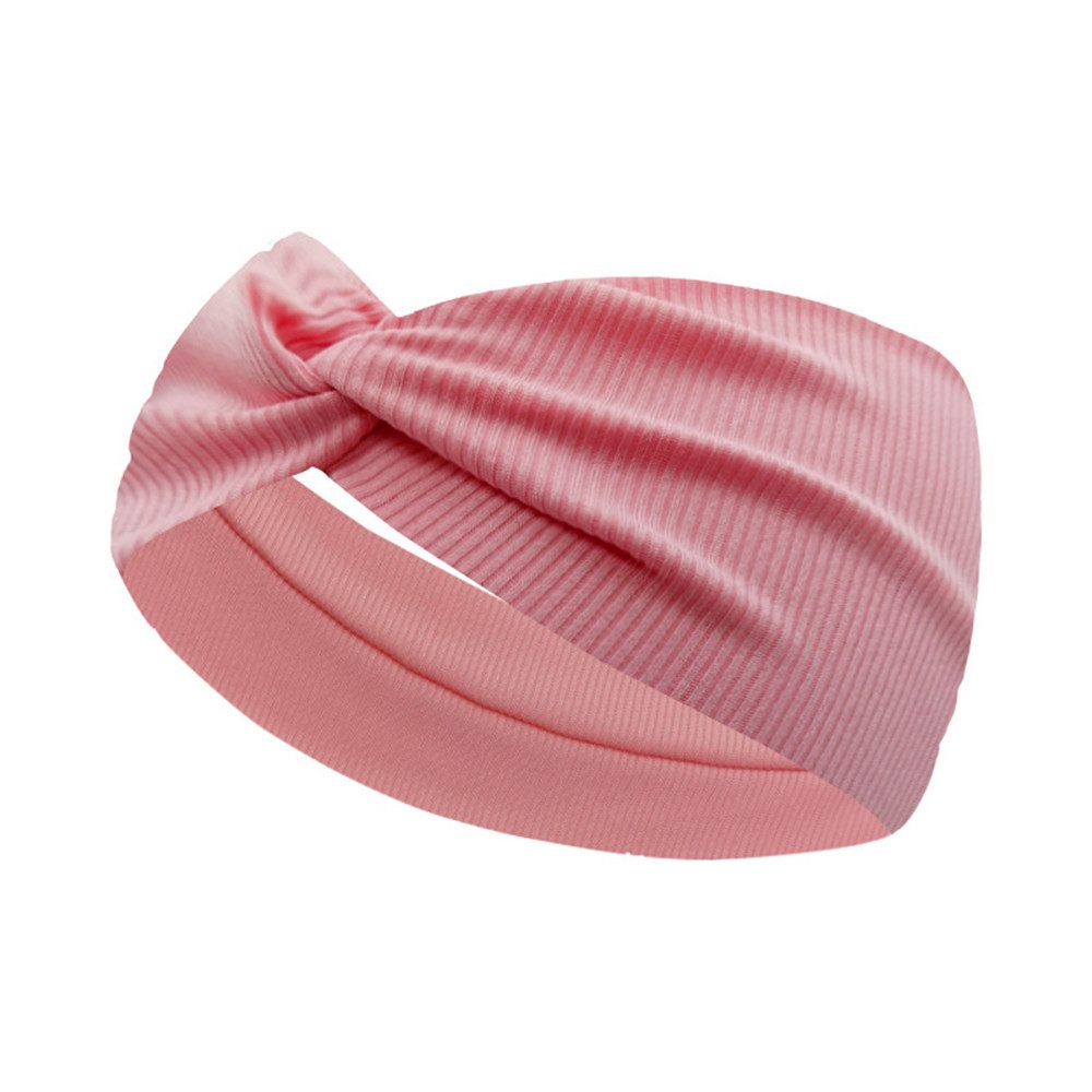 Zaewry Haargummi 6 Stück Boho Stirnbänder, Rutschfest Stirnband,Damen Haargummi, 2-tlg., für kurzes Haar, Yoga, Workout, Laufen, Sport