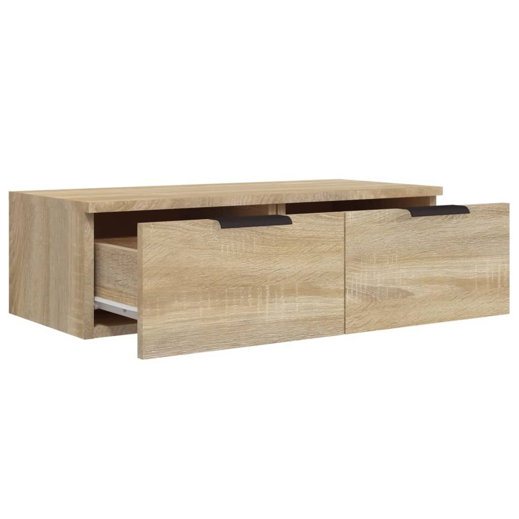 Holzwerkstoff Sonoma-Eiche furnicato 2 Wandregal 68x30x20 Stk. cm Wandschränke