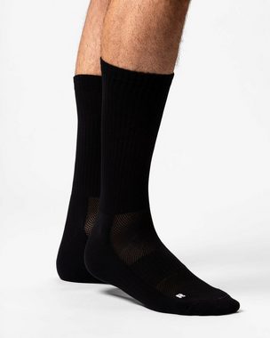 SNOCKS Laufsocken Hohe Running Socken für Damen & Herren (4-Paar) mit Fersenlasche und atmungsaktiv durch Mesh
