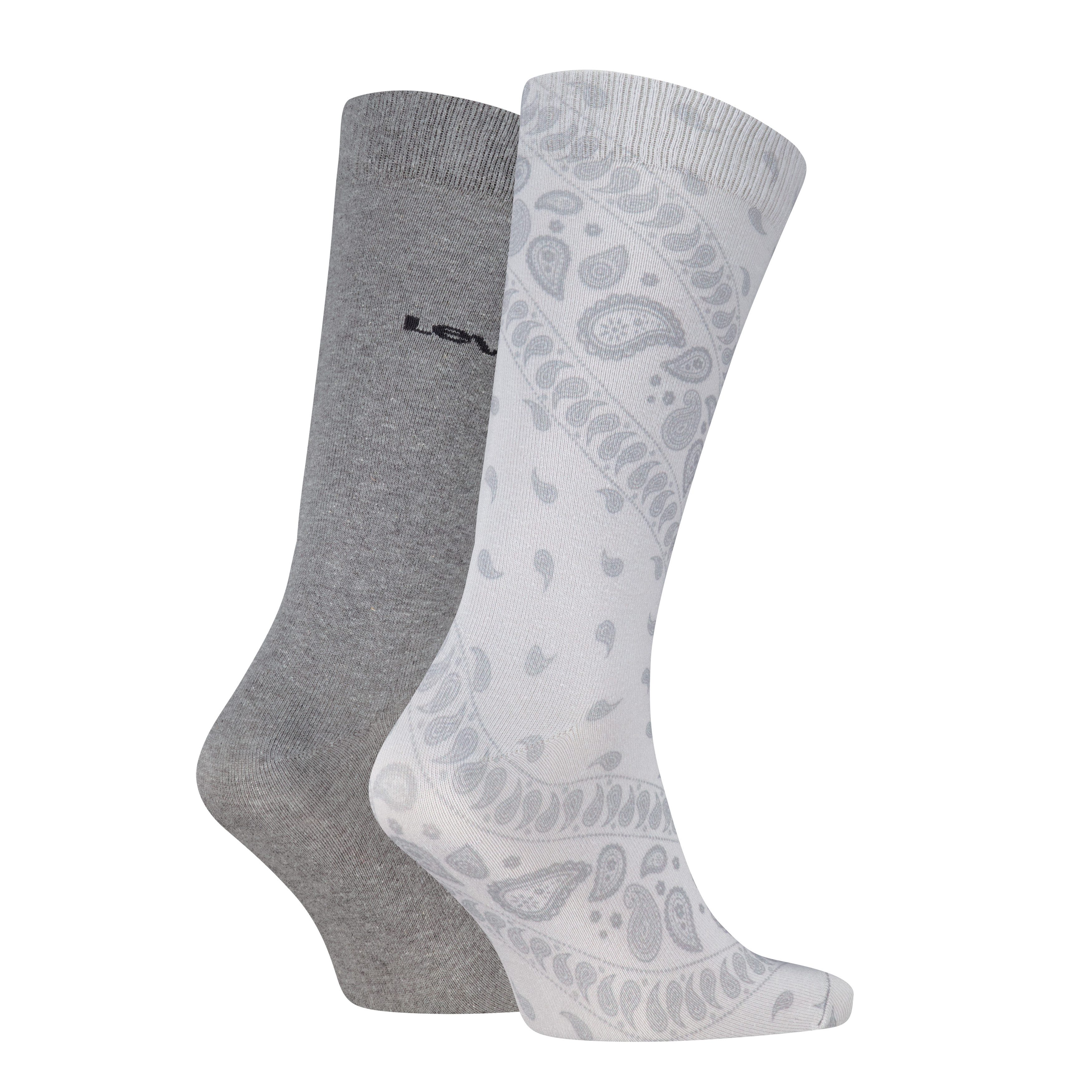Levi's® Socken LEVIS REG CUT BANDANA PRINT (2 Paar) softer Cotton-Mix, schm günstig online kaufen