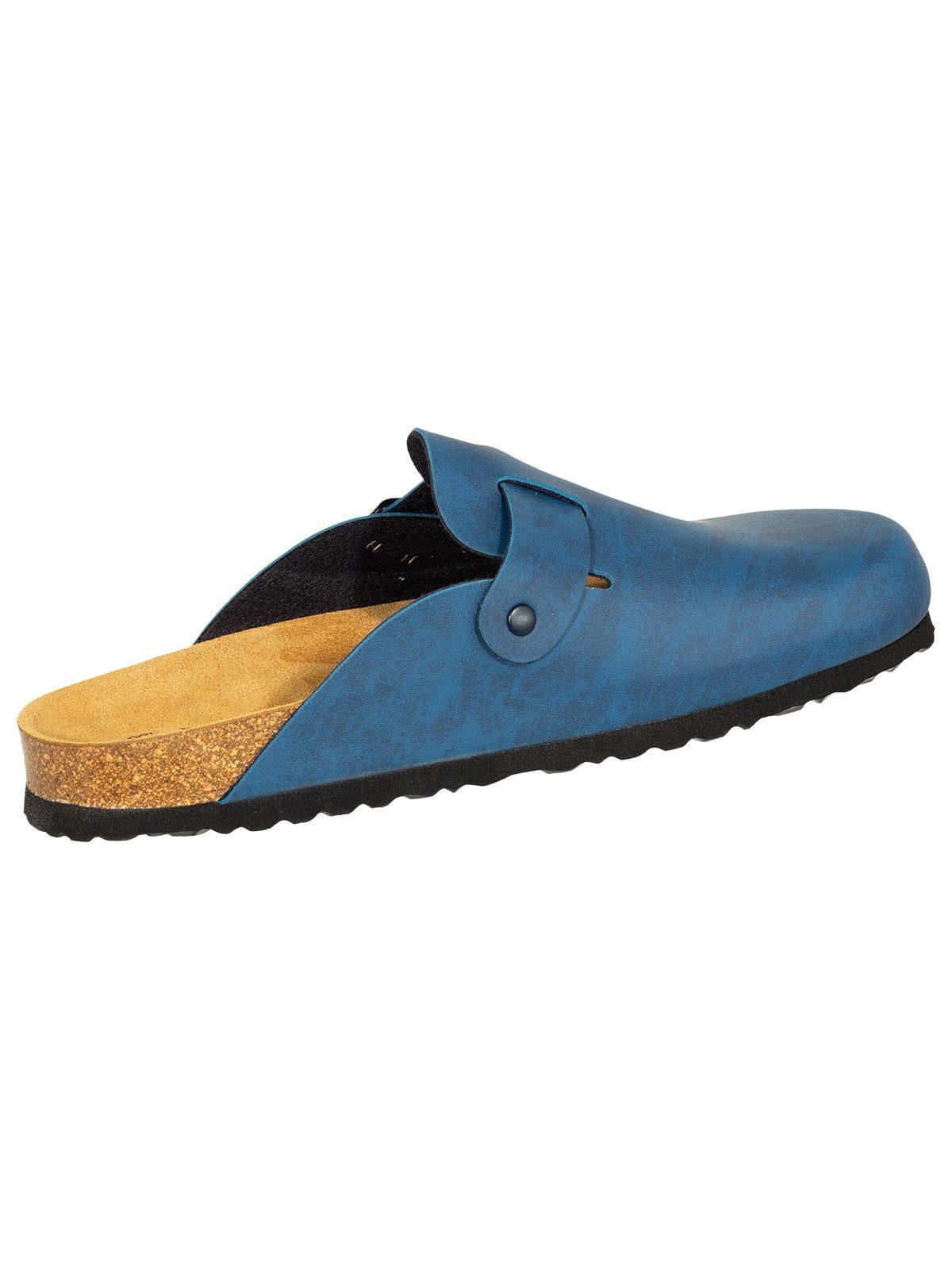 blau Clog SALIHA Bioline Pantolette