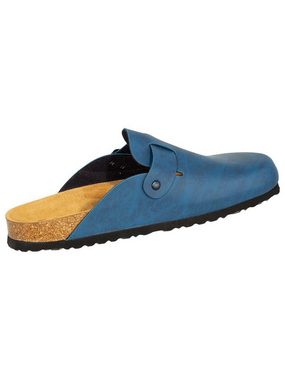 SALIHA Bioline Clog blau Pantolette