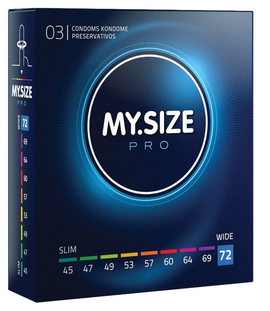 My Size pro XXL-Kondome MY.SIZE PRO 72 3er, 3 St.
