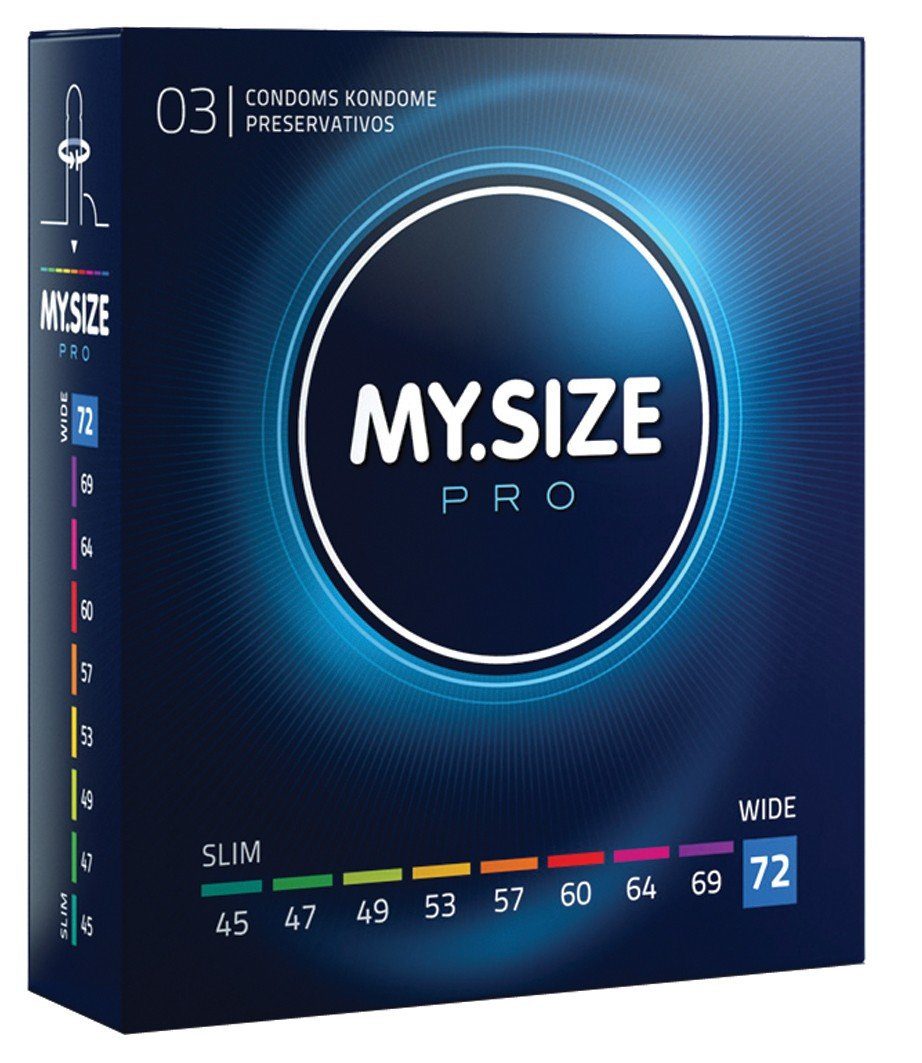 MY.SIZE XXL-Kondome MY.SIZE - MY.SIZE PRO 72 - (div. Varianten) Packung, 10 St.