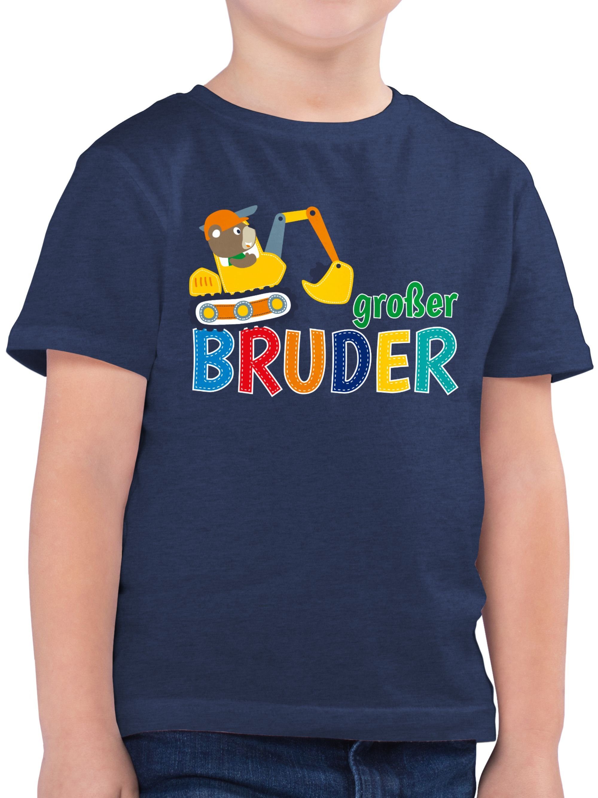 T-Shirt Großer Bruder Bagger I Großer Bruder Geschenk Grosser Bruder