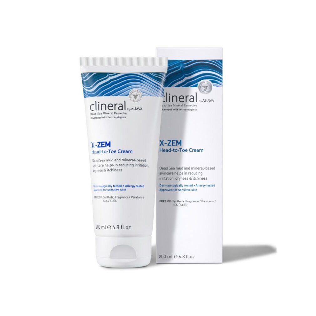 AHAVA Körperpflegemittel Intensive whole body cream Clineral X-ZEM (Head -to-Toe Cream) 200ml
