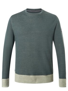 SUPER.NATURAL Sweatshirt Merino Pullover M RIFFLER CREWNECK bequemer Merino-Materialmix