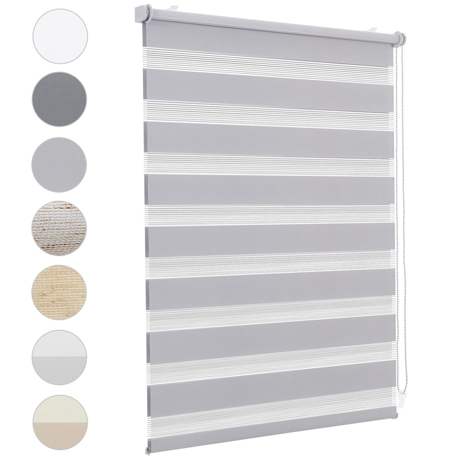 Doppelrollo Duo Rollo Klemmfix ohne Bohren für Fenster Rollos Jalousie Falt günstig online kaufen