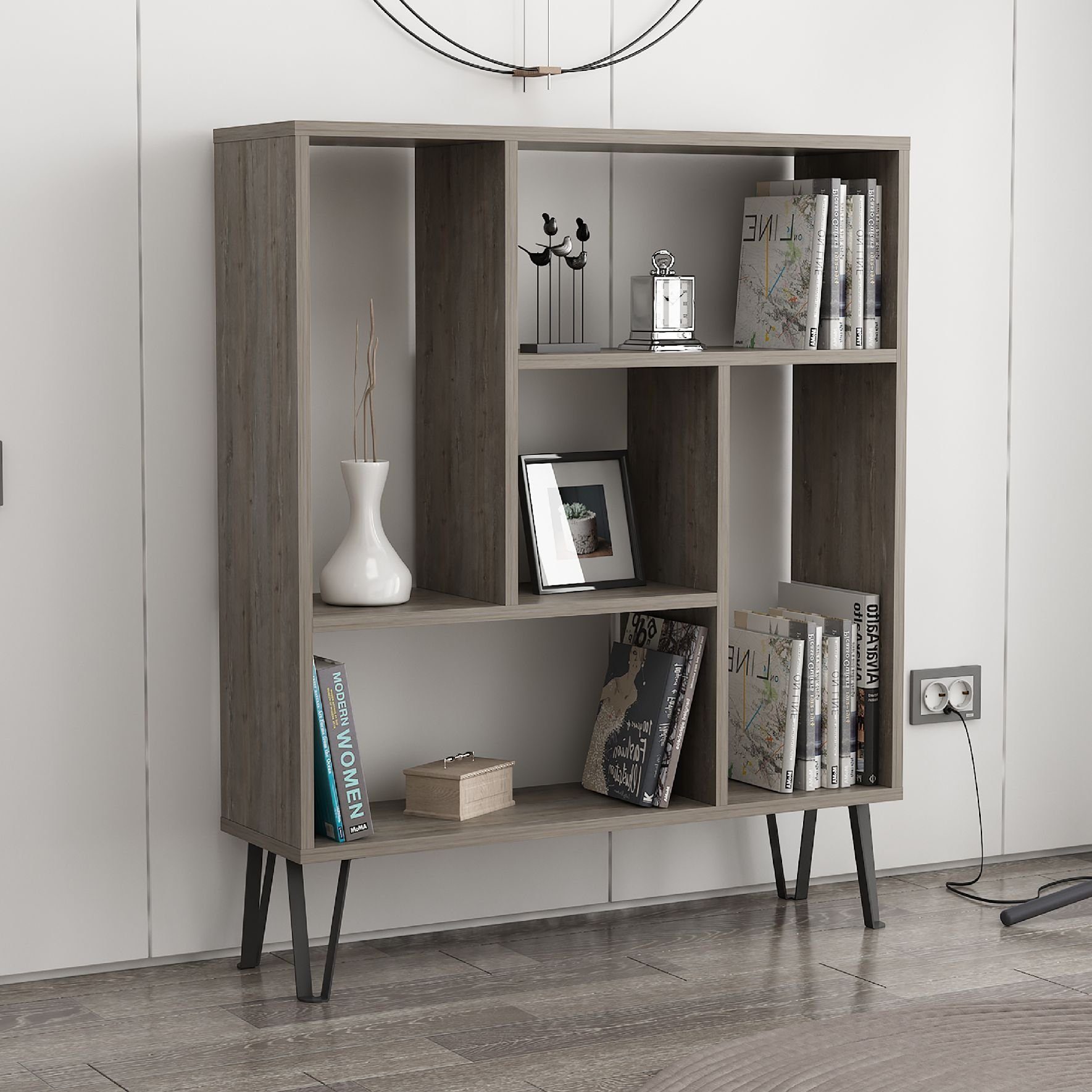 DEMA Home Standregal Arven, Bücheregal Raumteiler günstig online kaufen