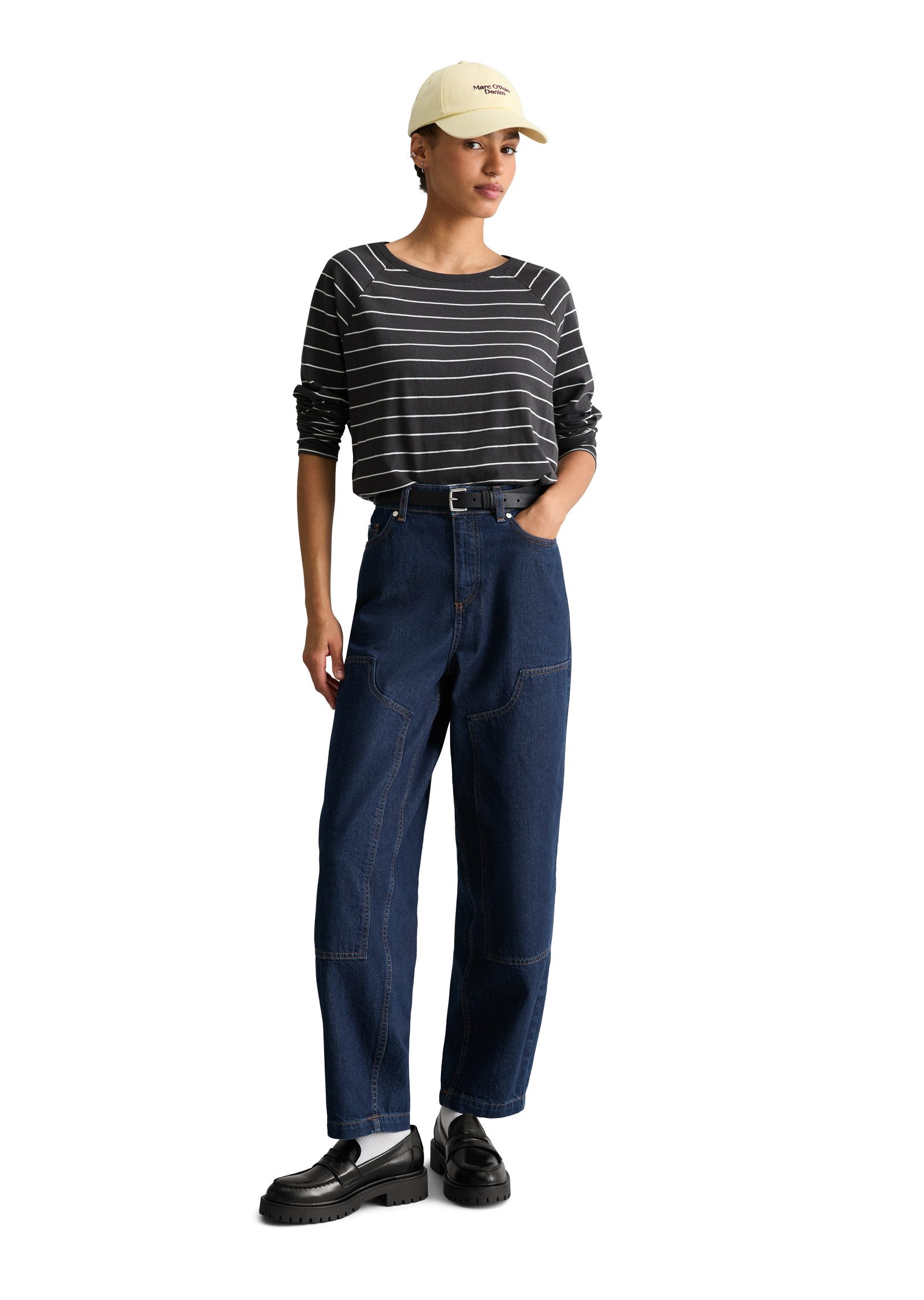 Marc O'Polo DENIM Langarmshirt aus Loose Knit Jersey – Bild 5 von 5