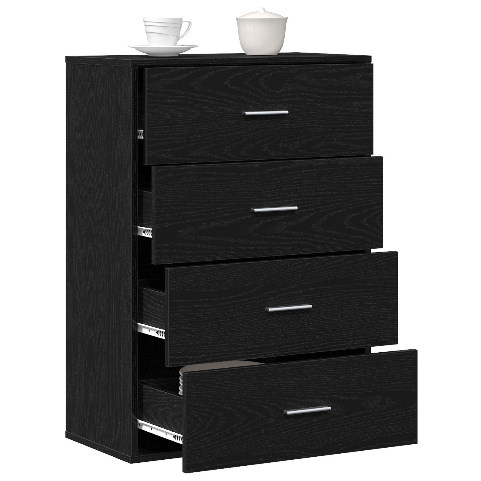 vidaXL Sideboard Sideboard Schwarze Eiche 60 günstig online kaufen