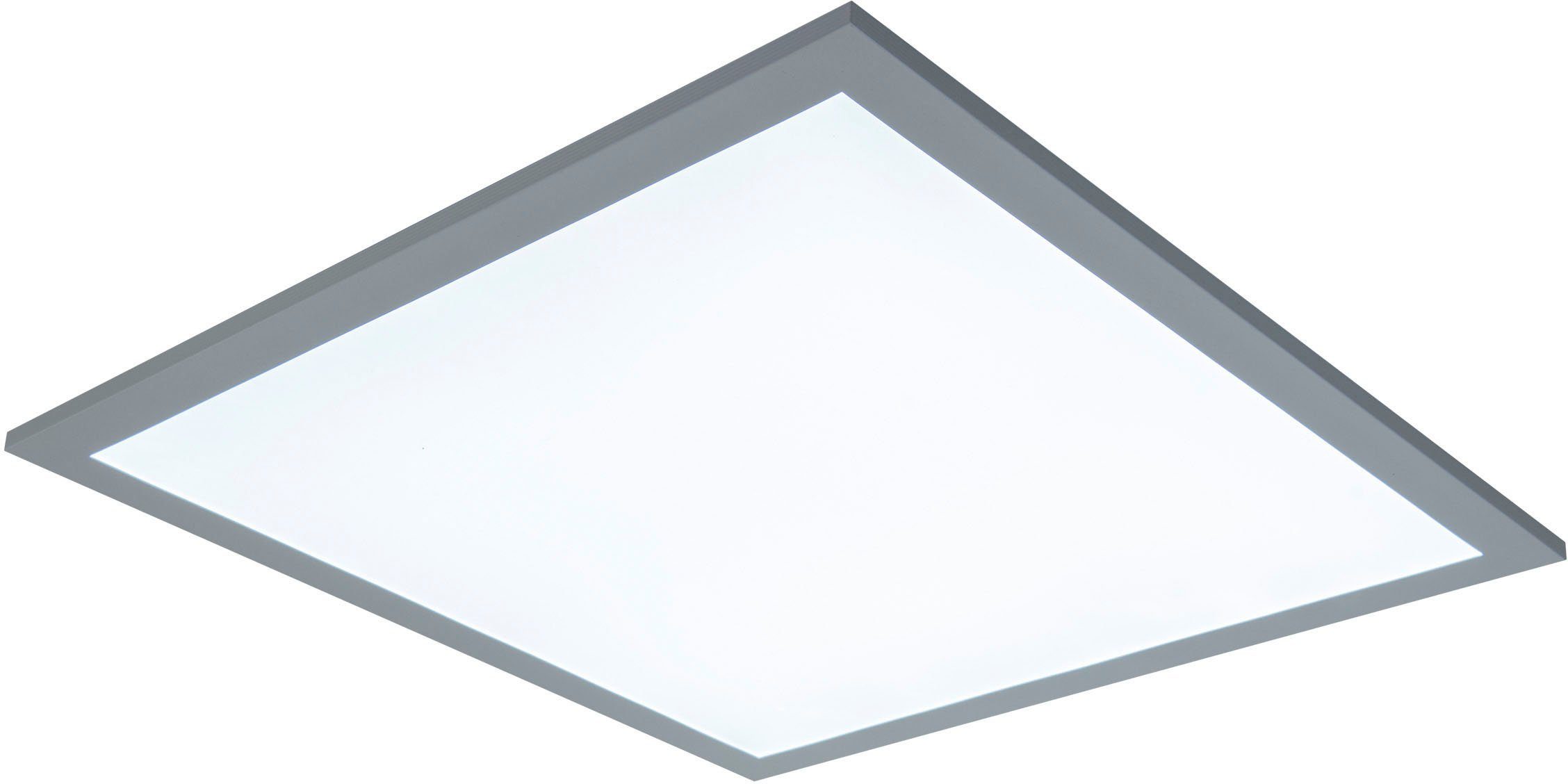 6cm, Panel LED Lichtfarbe Nicola, Aufbaupanel integriert, fest LED, näve 45x45cm, H: weiß LED 120 Neutralweiß, neutralweiß