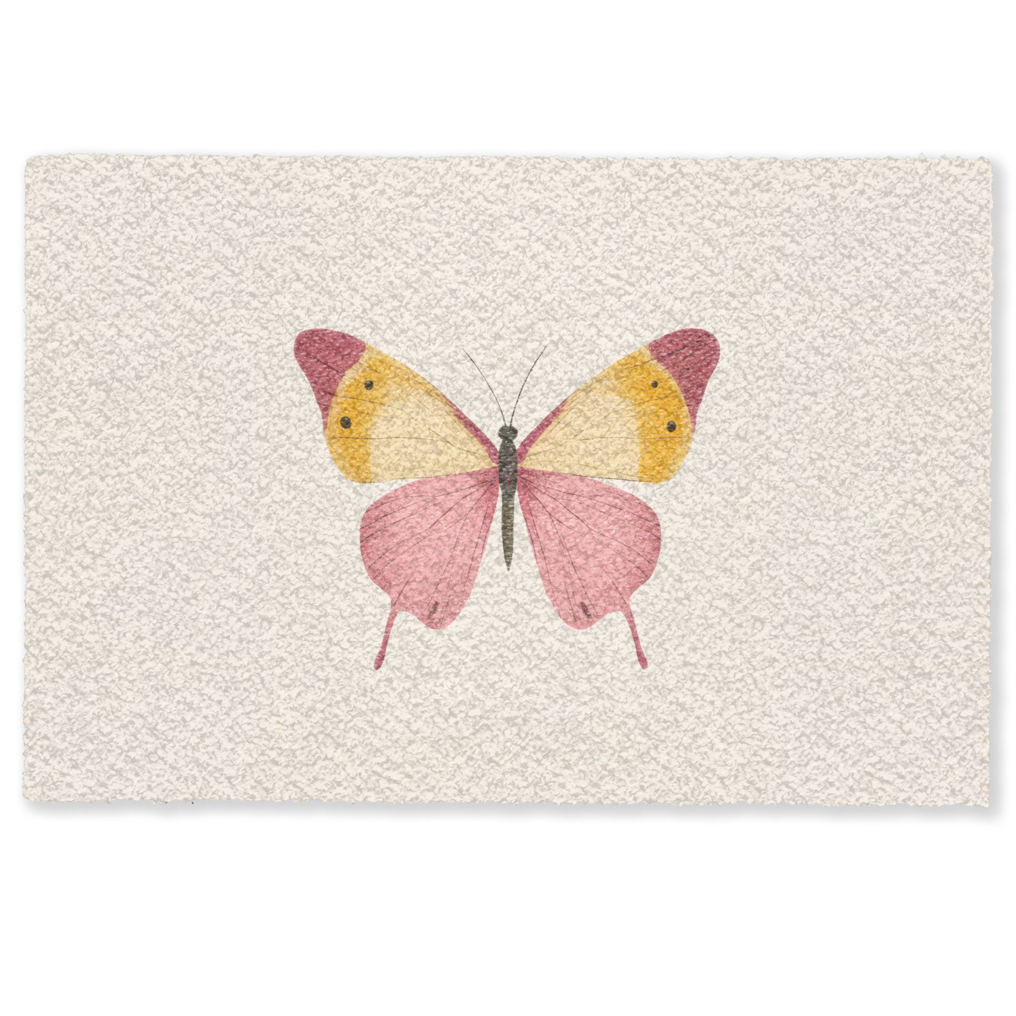 MuchoWow Fußmatte Schmetterling - Illustration - günstig online kaufen