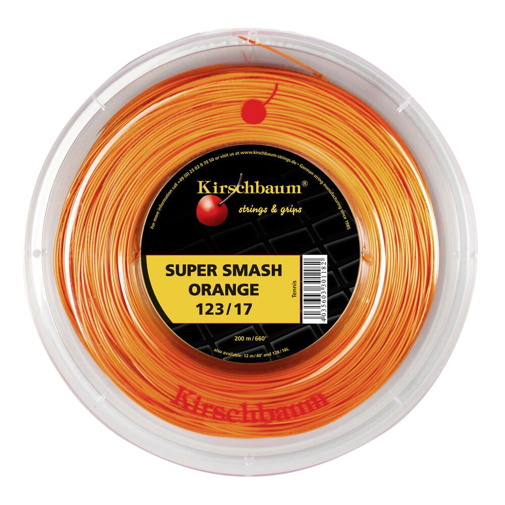 Kirschbaum Tennissaite Super Smash 200m orange