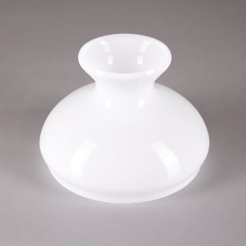 Home4Living Lampenschirm Petroleumglas Lampenglas Ersatzglas Ø185mm Opalglas Weiß, Dekorativ
