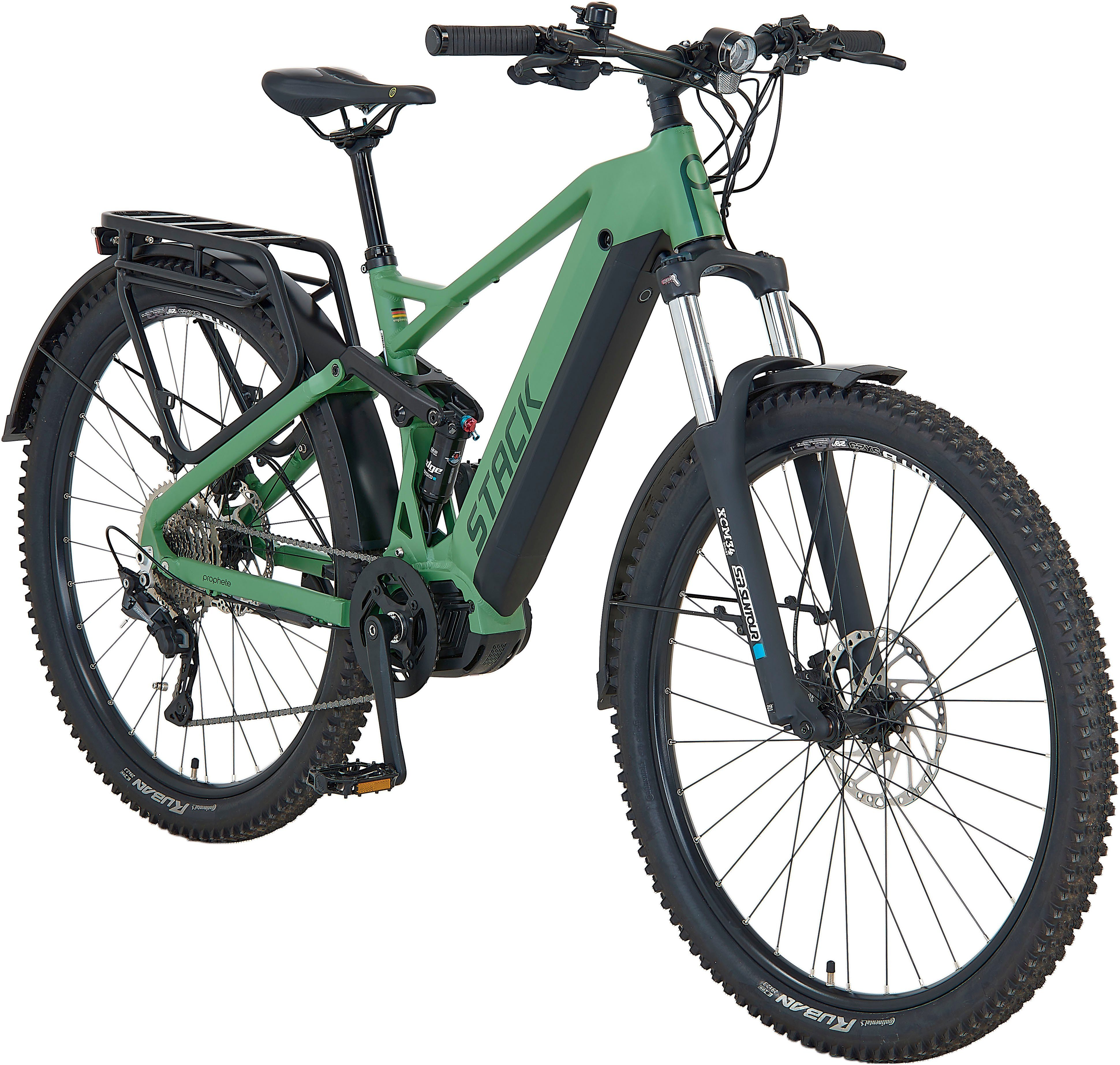 Prophete E-Bike ATB Stack 5.0, 10 Gang Shimano, Kettenschaltung, Mittelmotor, 720 Wh, (Akku-Ladegerät), Pedelec, Elektrofahrrad für Damen u. Herren, MTB