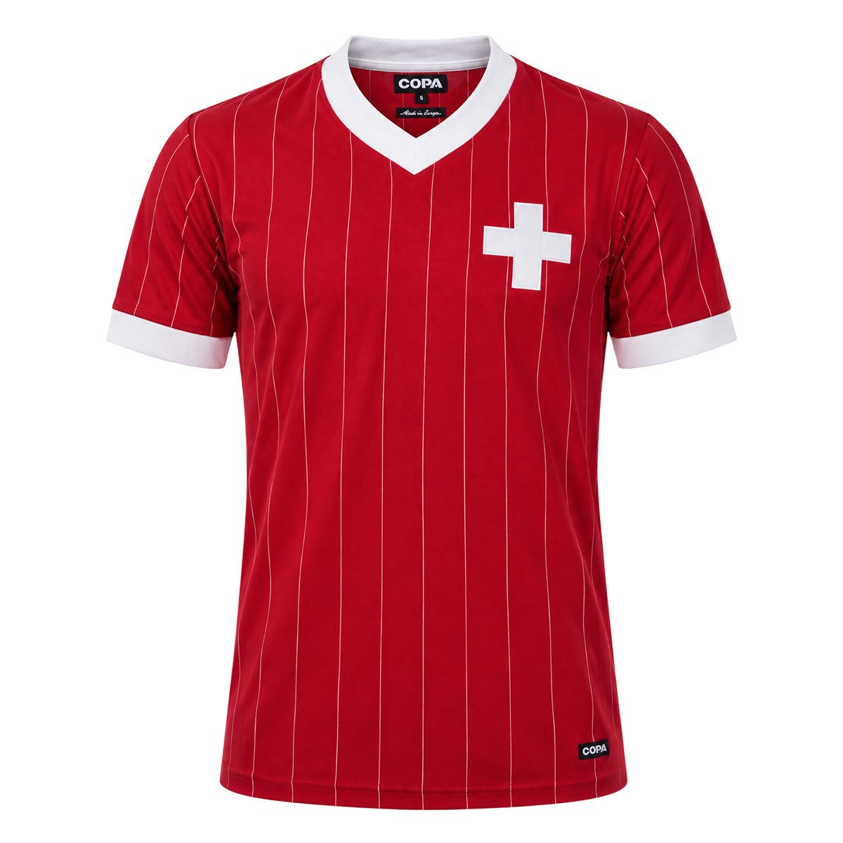 COPA Fußballtrikot Retro Schweiz 1982