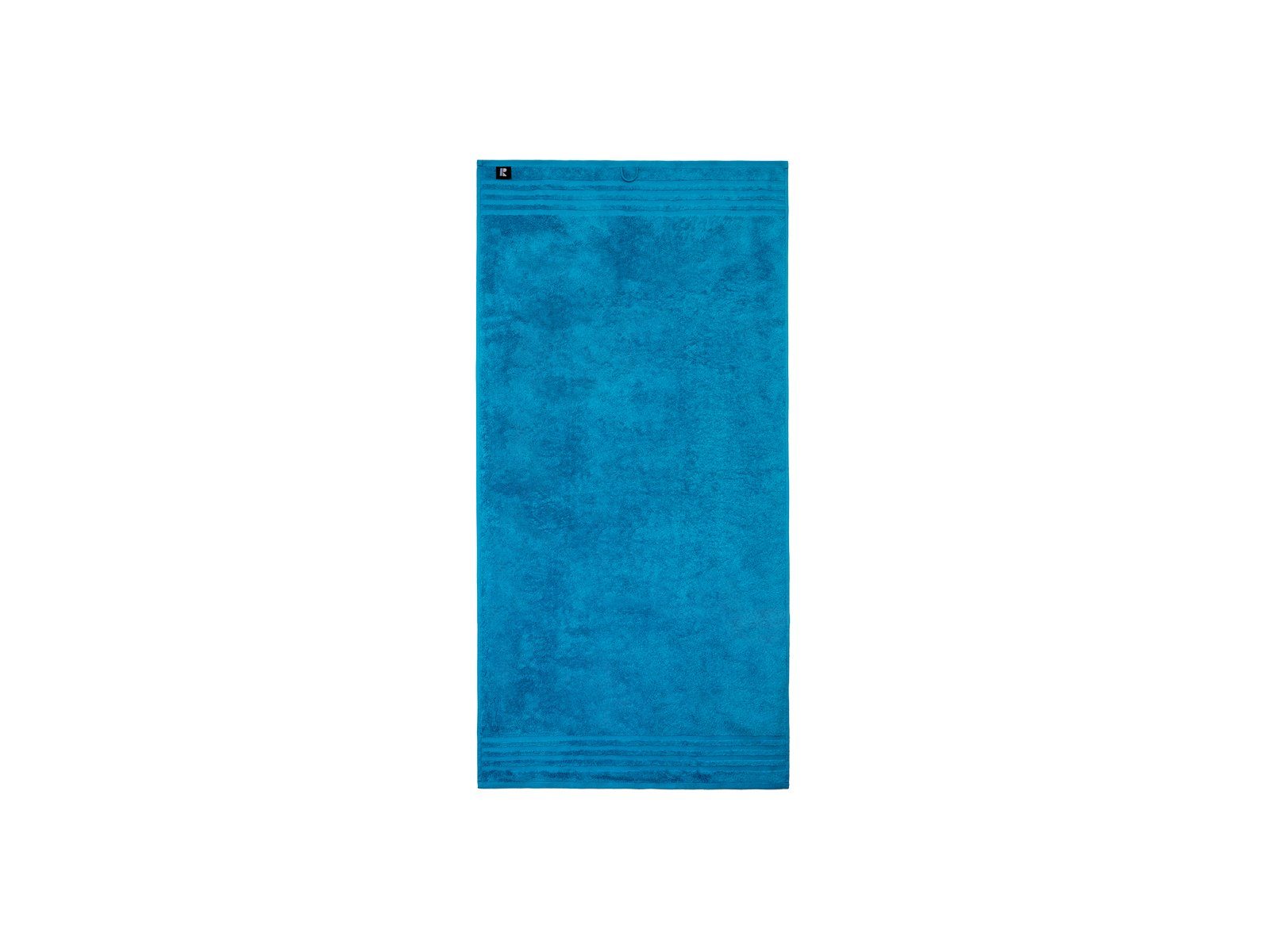 Farben Badaustattung Handtücher Bordüre Uni Verona, 100% petrol 50x100 (2-St), in ca. Rapp mit cm Handtuch-Set Baumwolle Walkfrottee