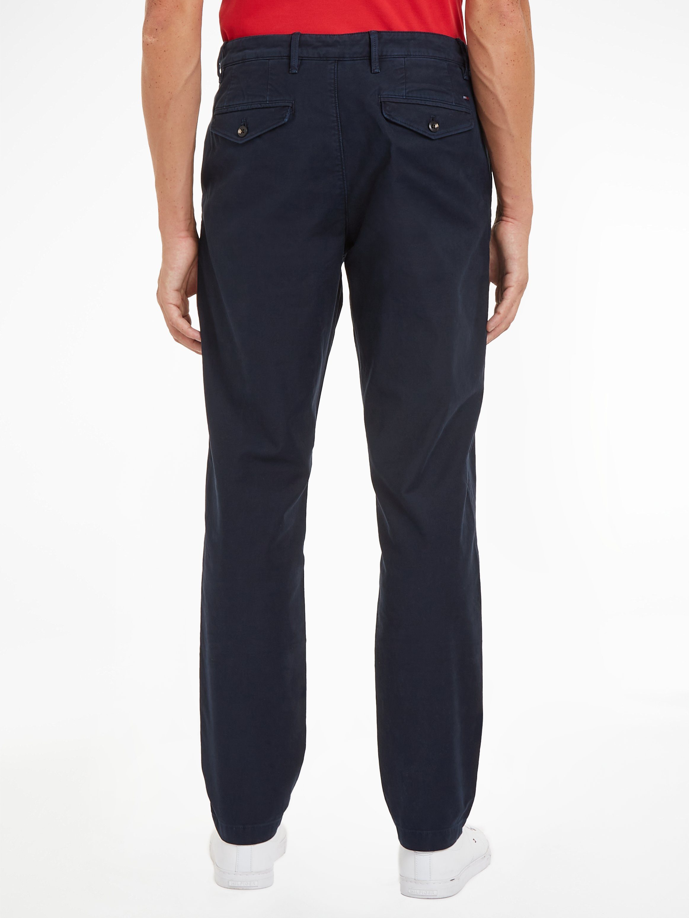 Tommy Hilfiger Chinohose CHINO CHELSEA GABARDINE GMD mit Logostickerei auf günstig online kaufen