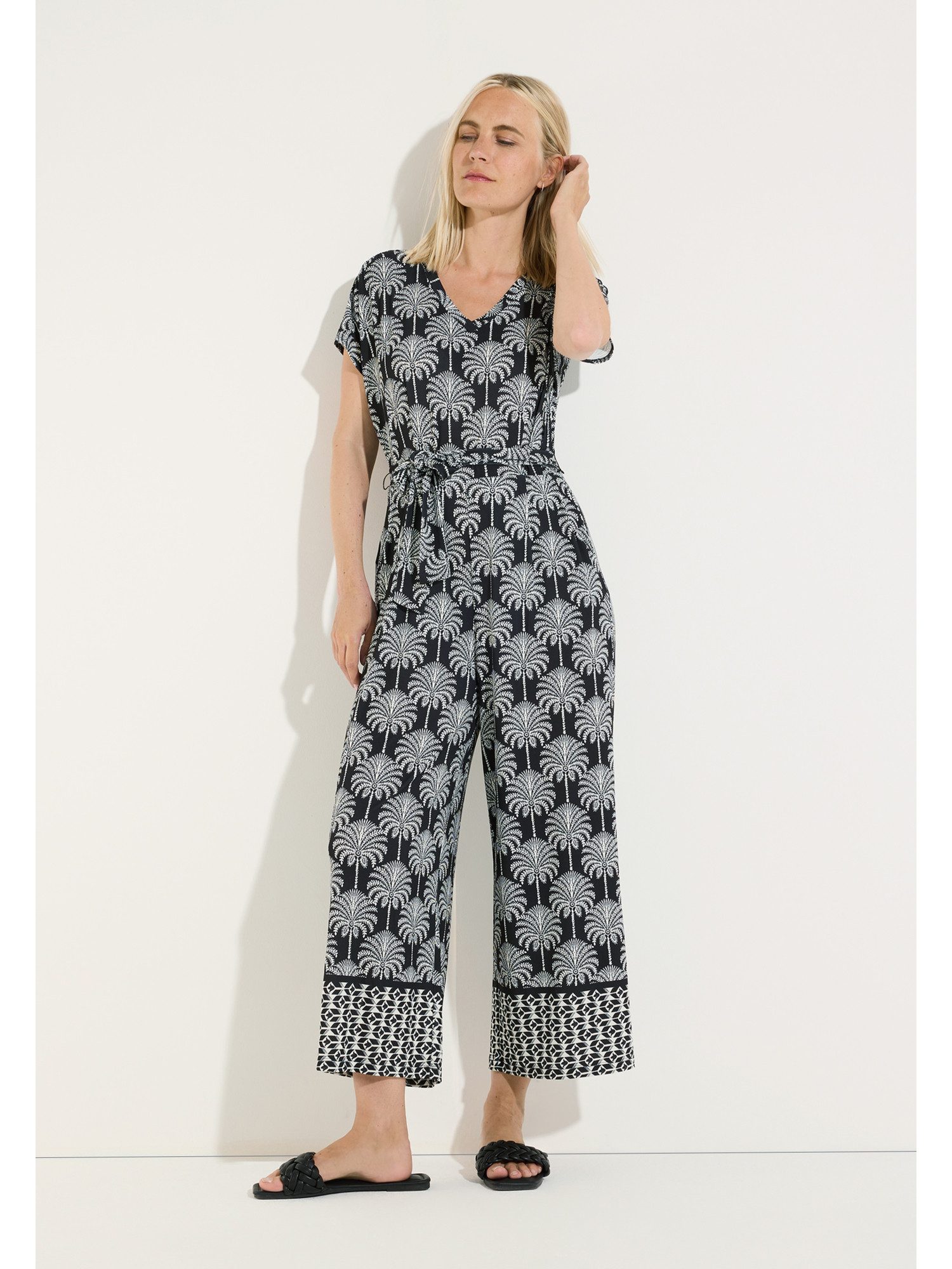 MORE&MORE Jumpsuit unkomplizierter Jumpsuit, Print