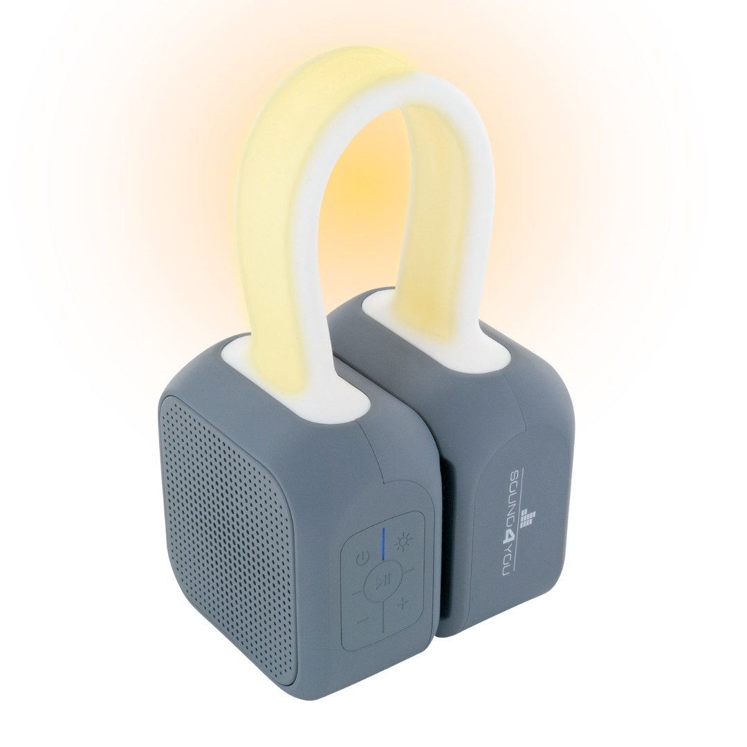 Schwaiger 661699 Portable-Lautsprecher (Bluetooth, 10 W, mit LED Leuchtband)