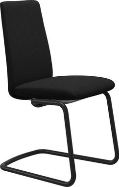 Stressless® Polsterstuhl Laurel, Low Back, Розмір M, mit Beinen aus Stahl in Schwarz matt