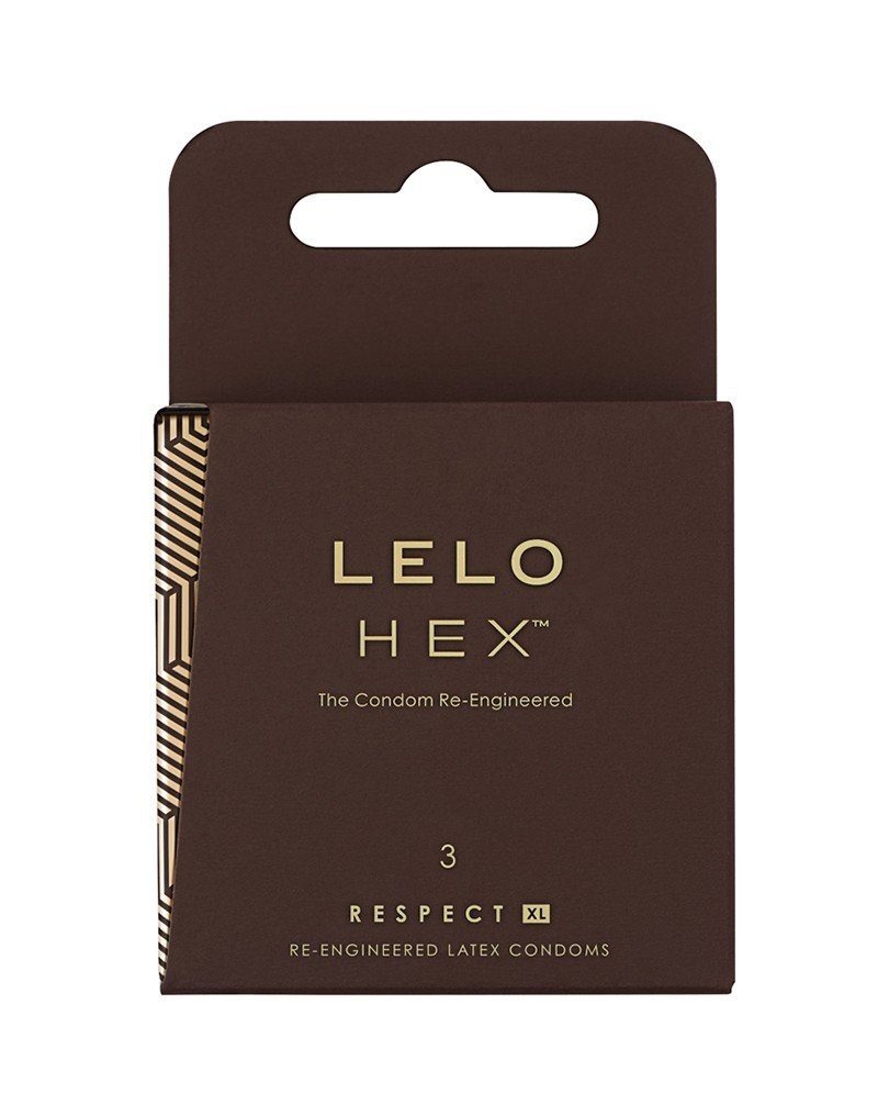 Pack Kondome HEX XXL-Kondome LELO 3-er XL Lelo