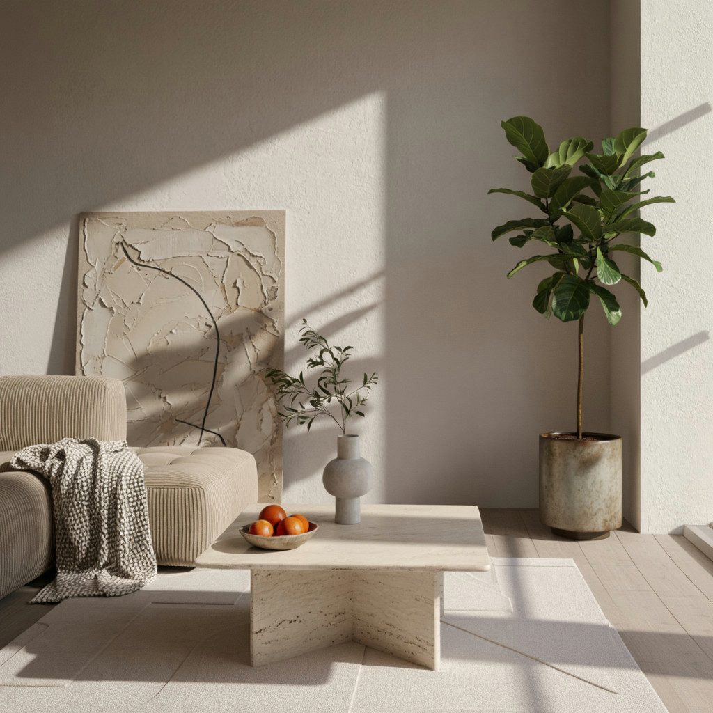 KADIMA DESIGN Teppich Teppich LAVAREDO Skandi Kurzflor Waschbar 30 Grad Läufer Bad, Läufer, Höhe: 14 mm, Creme, 80x150 cm, Modern Esszimmerteppich Fußbodenheizu – Bild 5 von 5