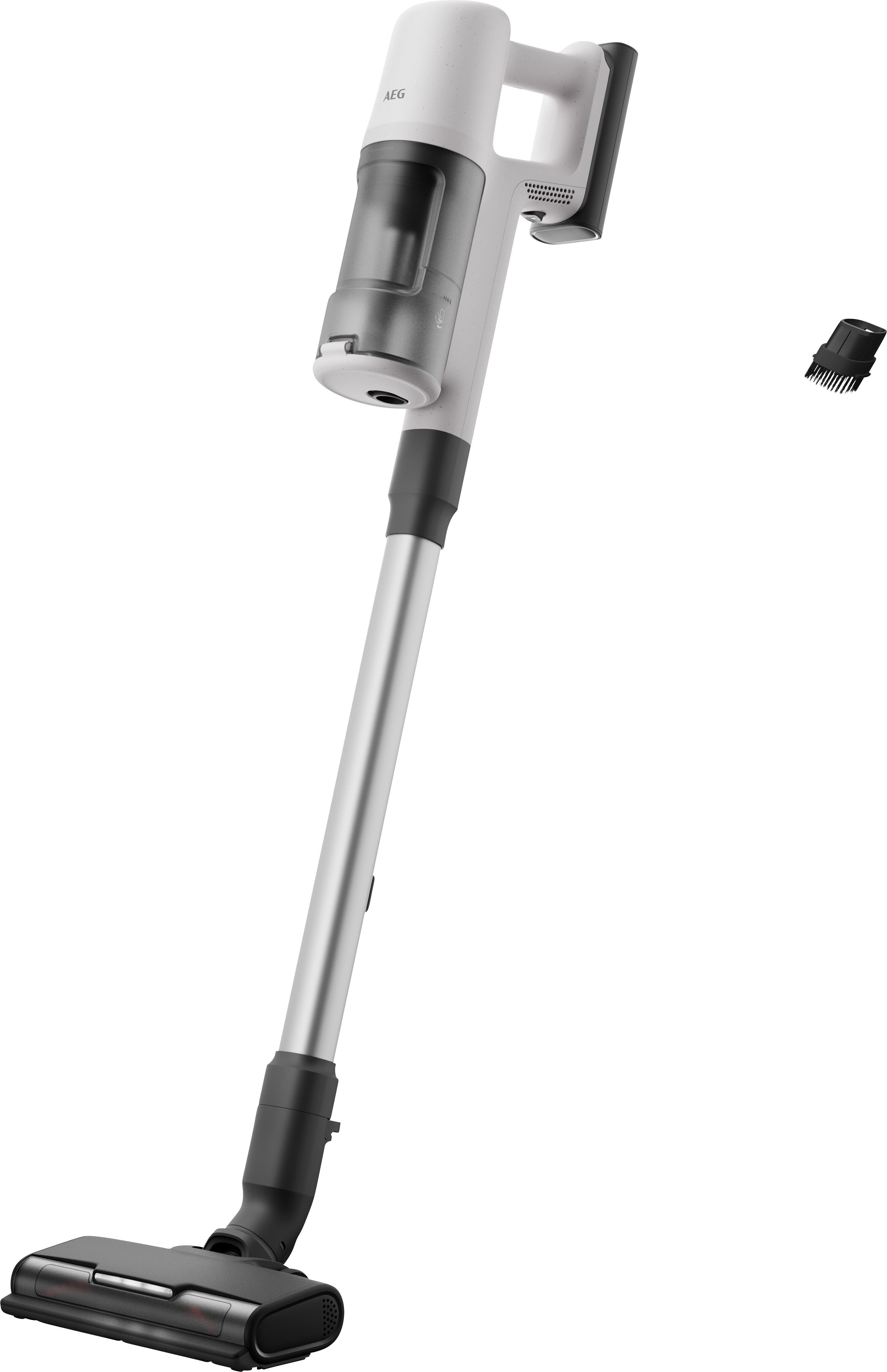 AEG Akku-Hand-und Stielstaubsauger 6000, 255 W, beutellos, sehr leicht 2,5 kg, 53 % Recyclingmaterial, bis zu 40 Min. Laufzeit Shell White