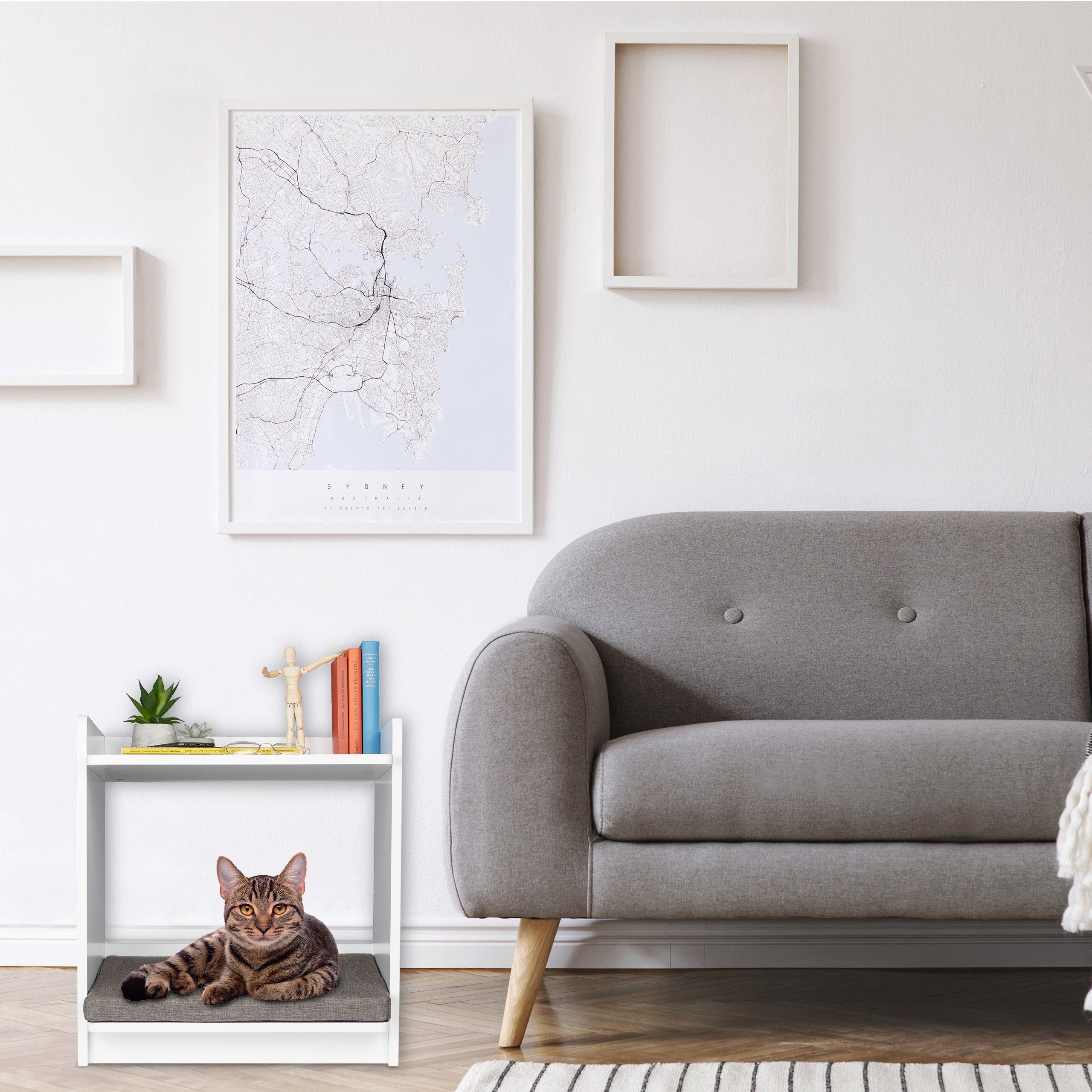 relaxdays Beistelltisch mit Haustierbett günstig online kaufen