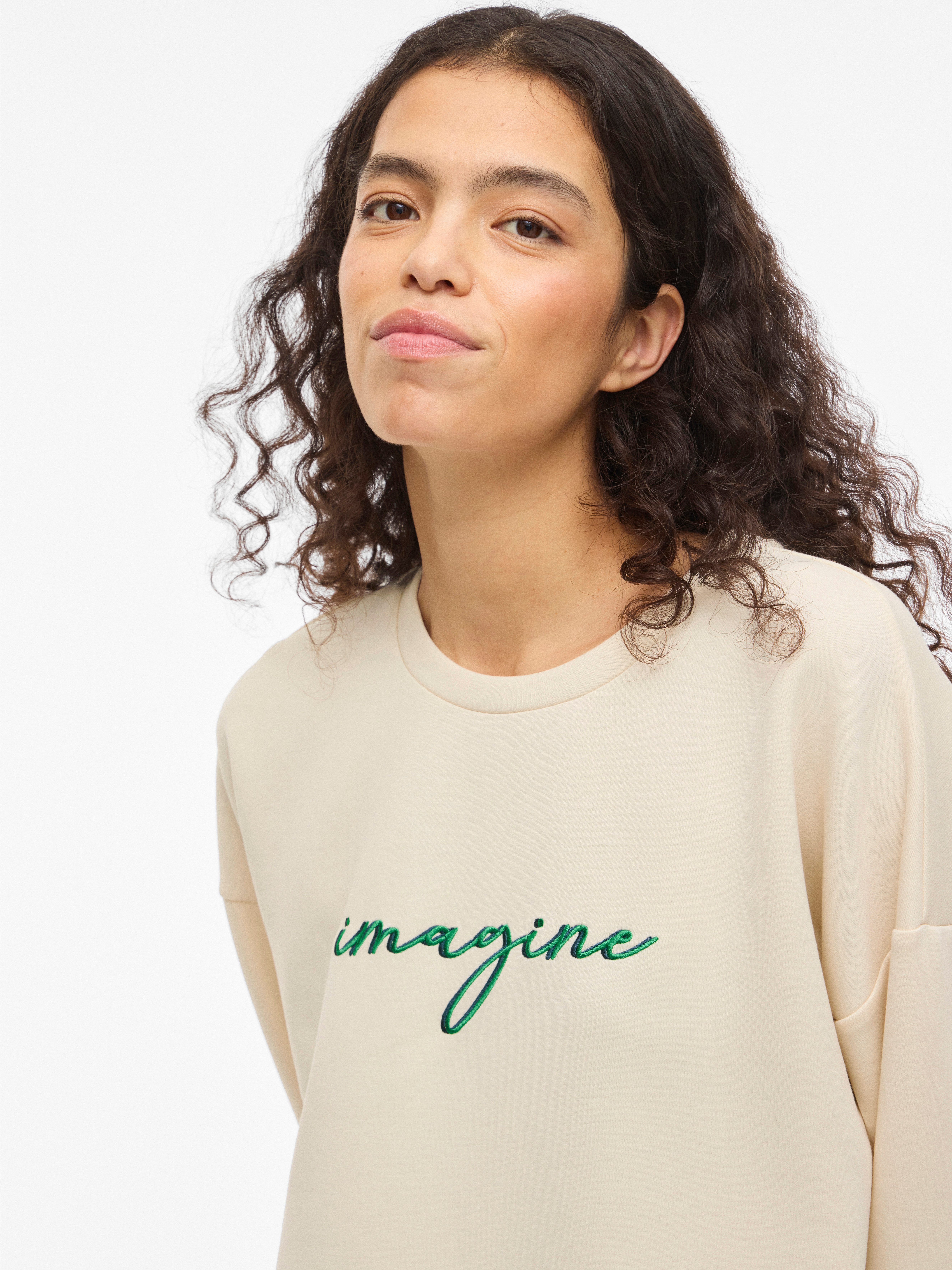 Vila Sweater VISIFFI IMAGINE O-NECK L/S TOP/PB
