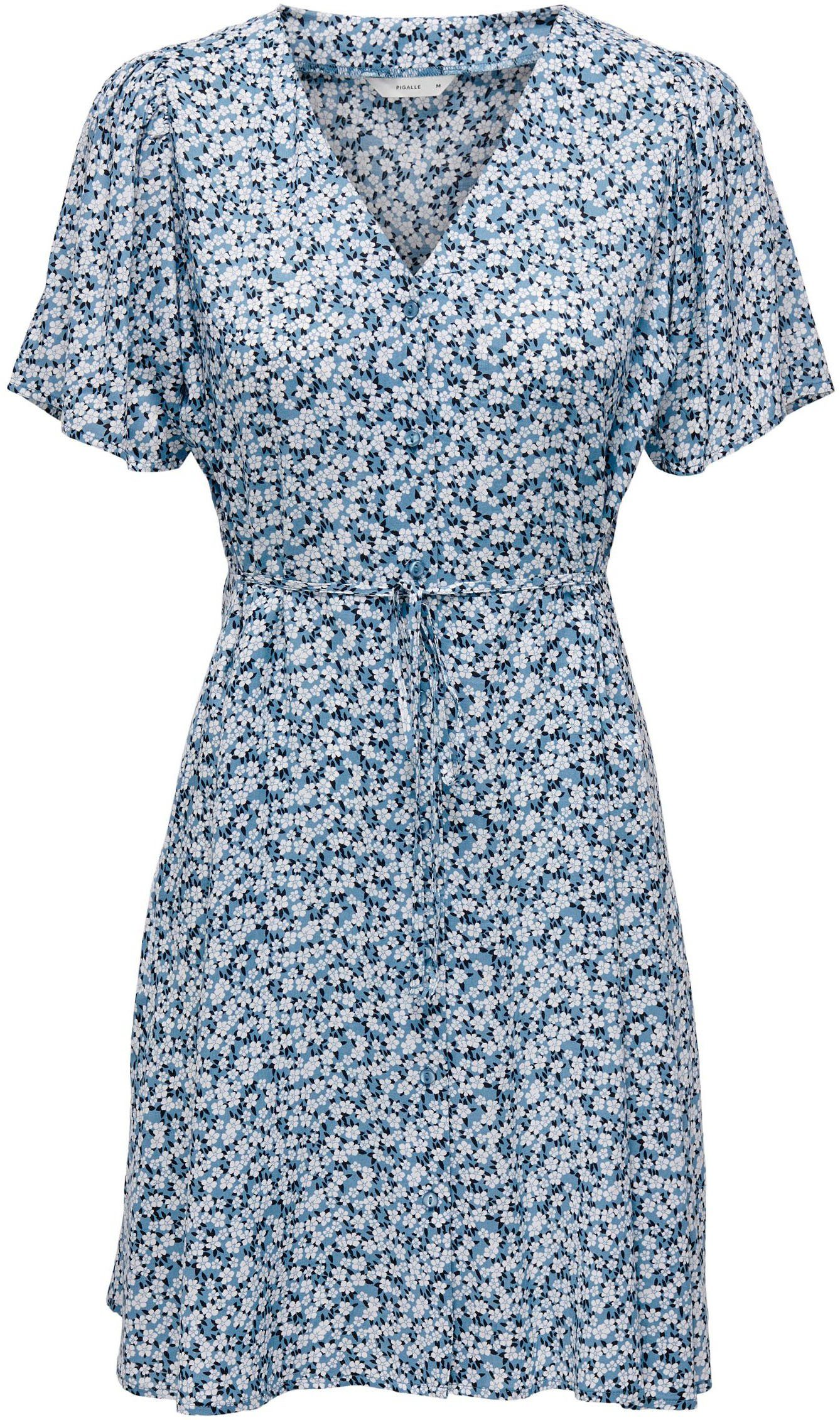 ONLY NOOS Blue S/S ONLEVIDA WVN AOP:SADIE Minikleid SHORT DRESS Provincial FLOWER