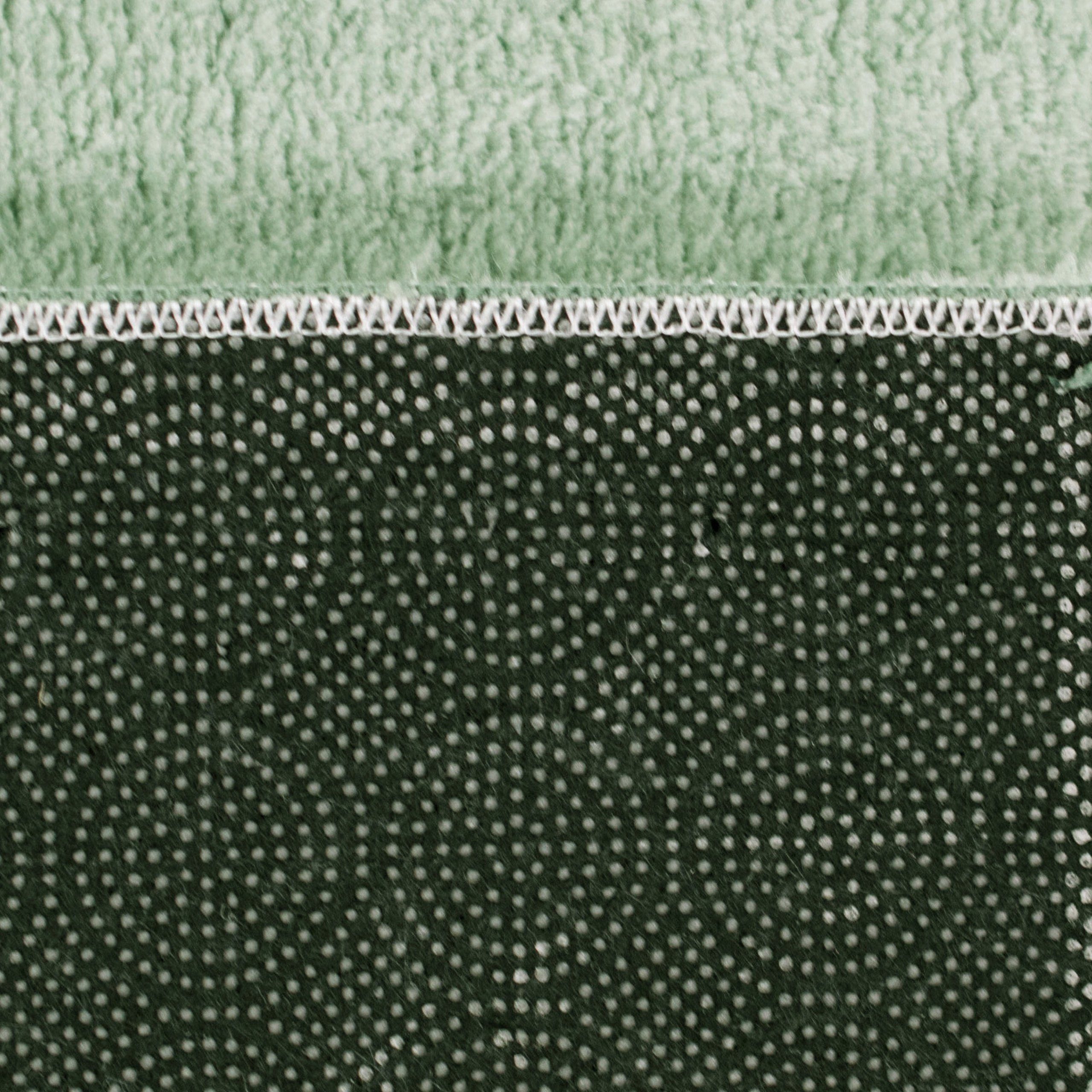 – pflegleicht grün, Ovaler 16 Oval, mm Teppich – Teppich Badezimmer in Carpetia, Höhe: