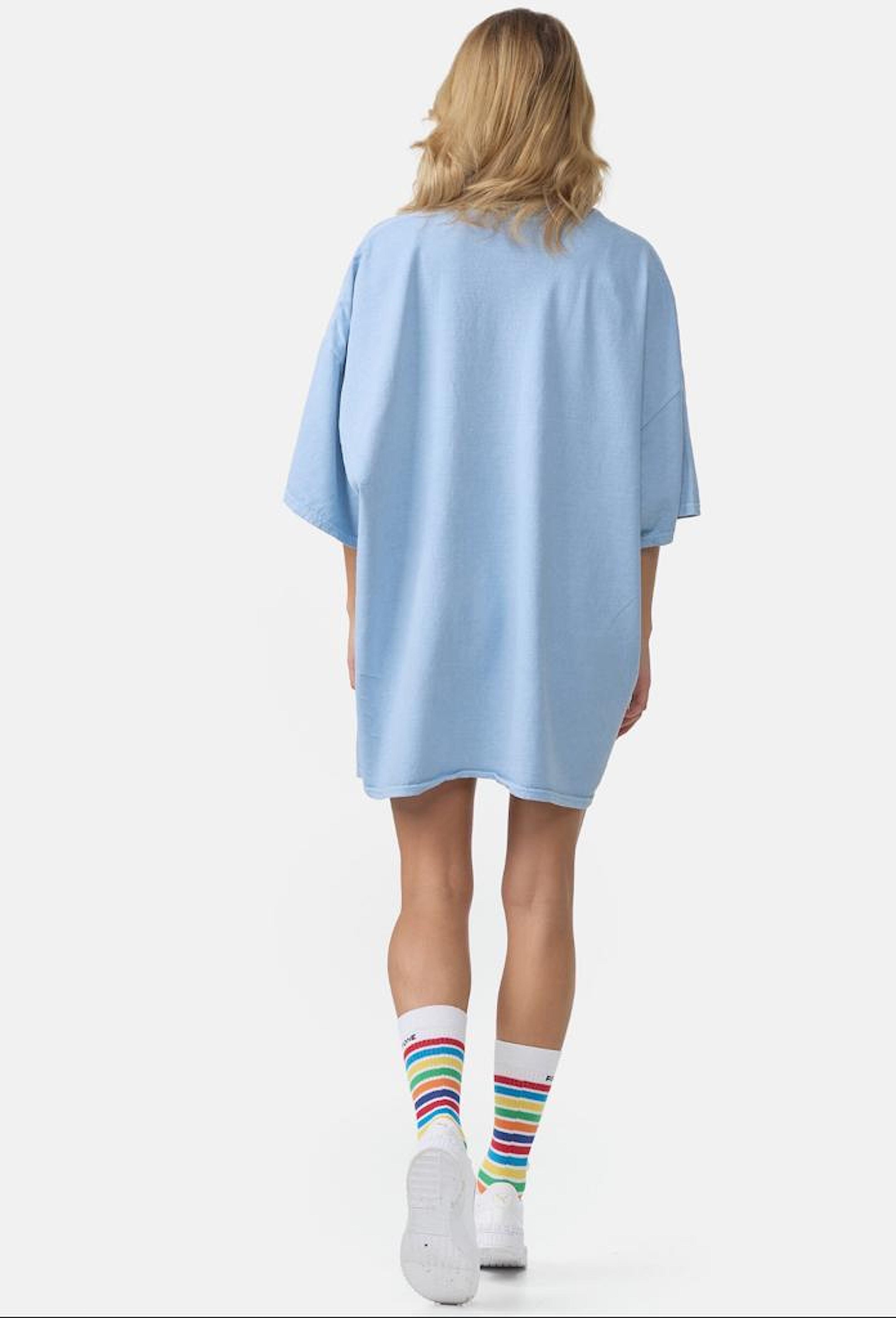 Worldclassca T-Shirt Worldclassca Oversized Front Print T-Shirt lang Sommer günstig online kaufen