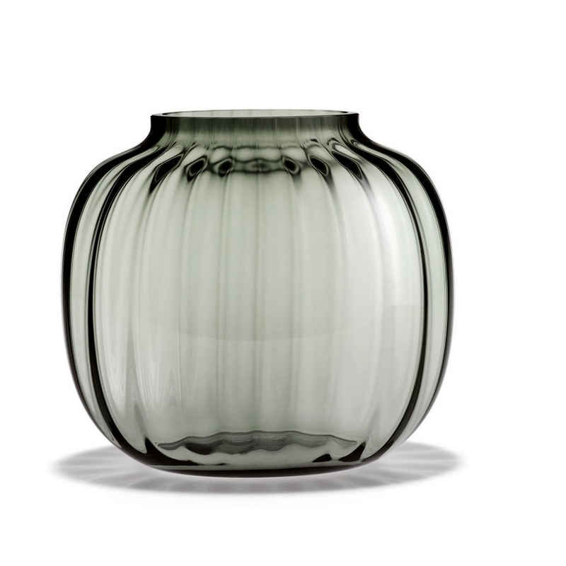 HOLMEGAARD Dekovase »PRIMULA Vase Glas smoke 17,5 cm (h)«, PRIMULA Vase Glas smoke 17,5 cm (h)