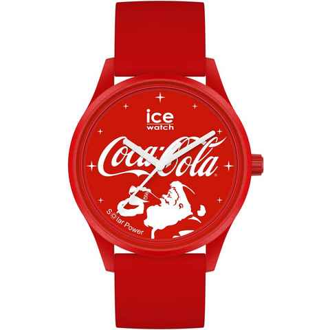 ice-watch Solaruhr COCA COLA - Santa Claus Red - Medium - 3H, 019920