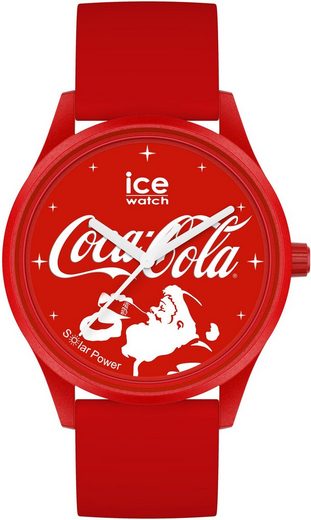 ice-watch Solaruhr »COCA COLA - Santa Claus Red - Medium - 3H, 019920«