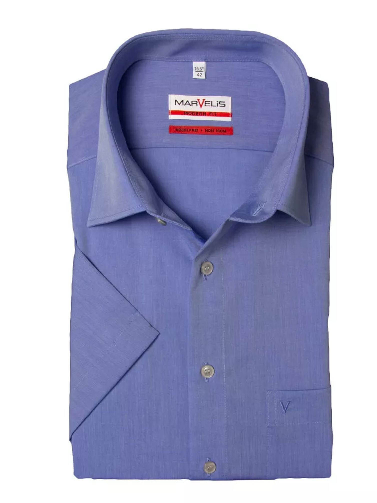 MARVELIS Kurzarmhemd Modern Fit modern FitKent
