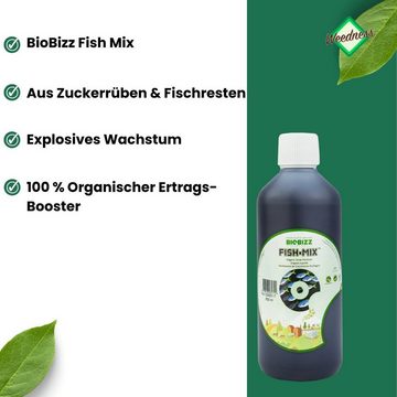 Weedness Pflanzendünger BioBizz Fish Mix Naturdünger Flüssig Orchideen Bio Organisch Tomaten, 250 ml