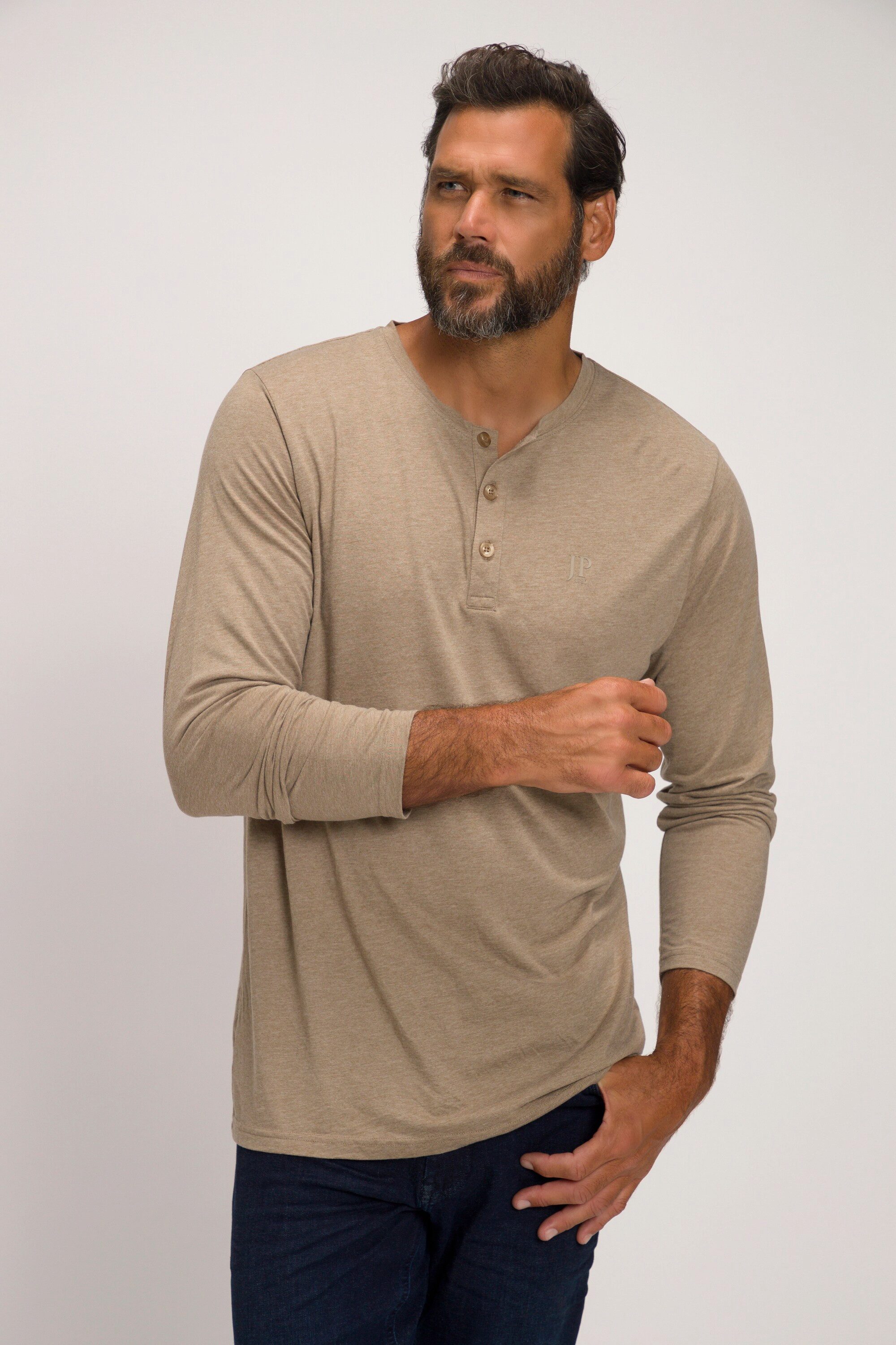 JP1880 T-Shirt JP1880 Henley Basic Shirt günstig online kaufen