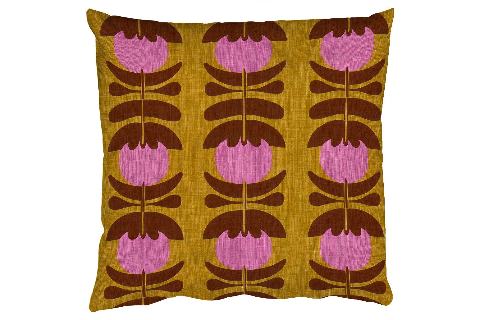 MuchoWow Dekokissen Abstrakt - Blumen - Rosa, Zierkissen mit Kissenfüllung, Deko, Sofakissen, 50x50 cm