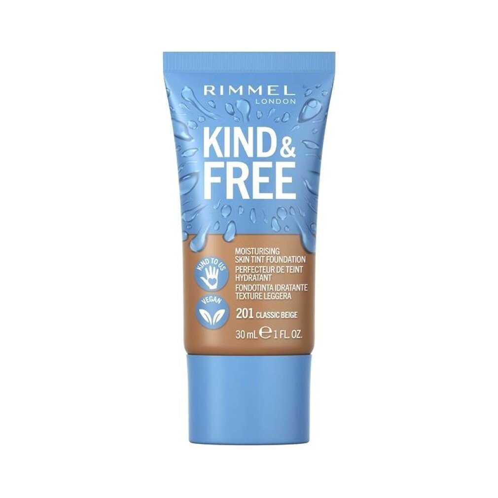 Rimmel London Foundation Kind y Free Tint Foundation 201-Classic Beige