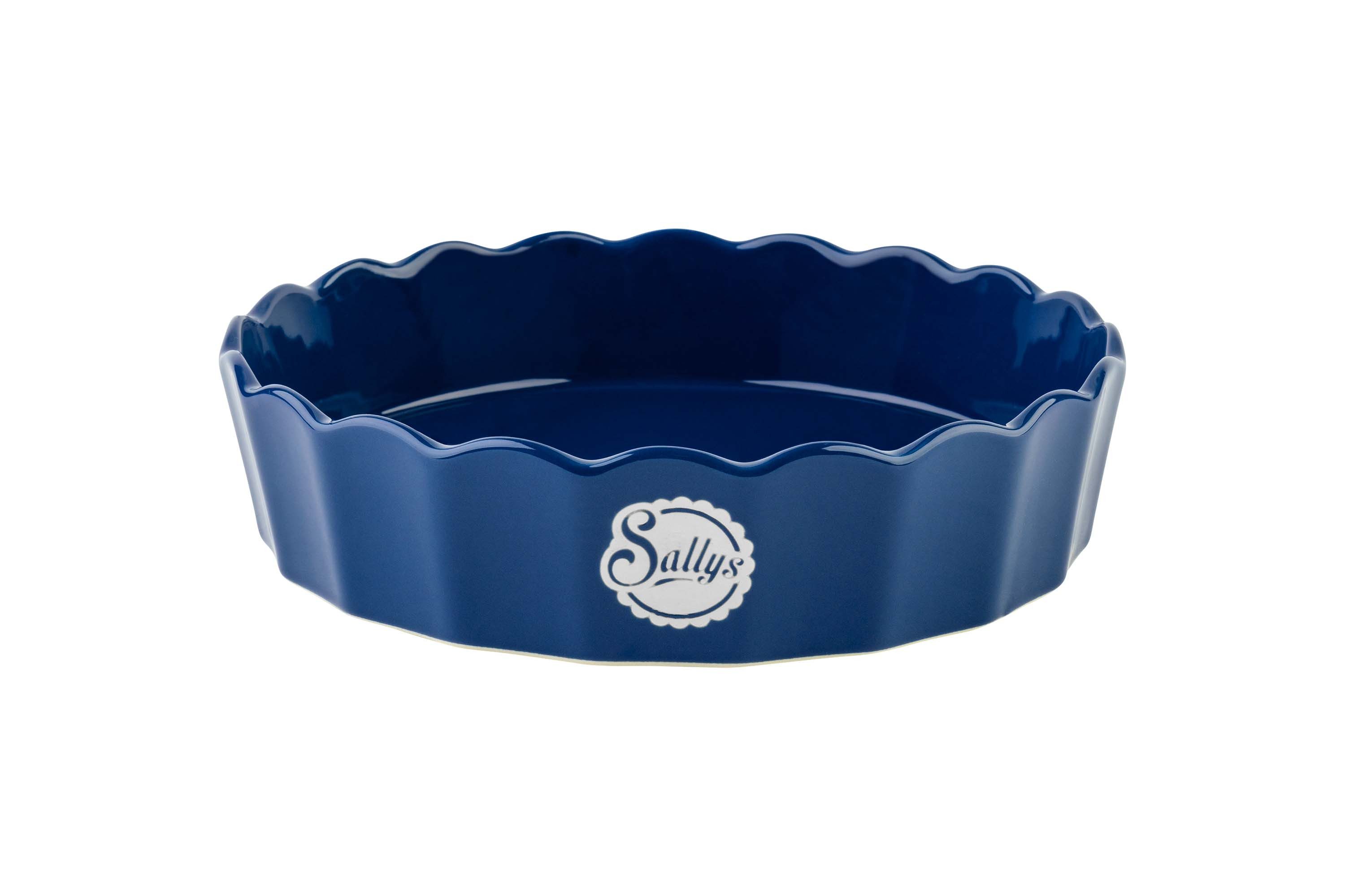 Sallys Auflaufform - Stoneware Ofenform rund 24,5 cm - aus natürlichen Materialien