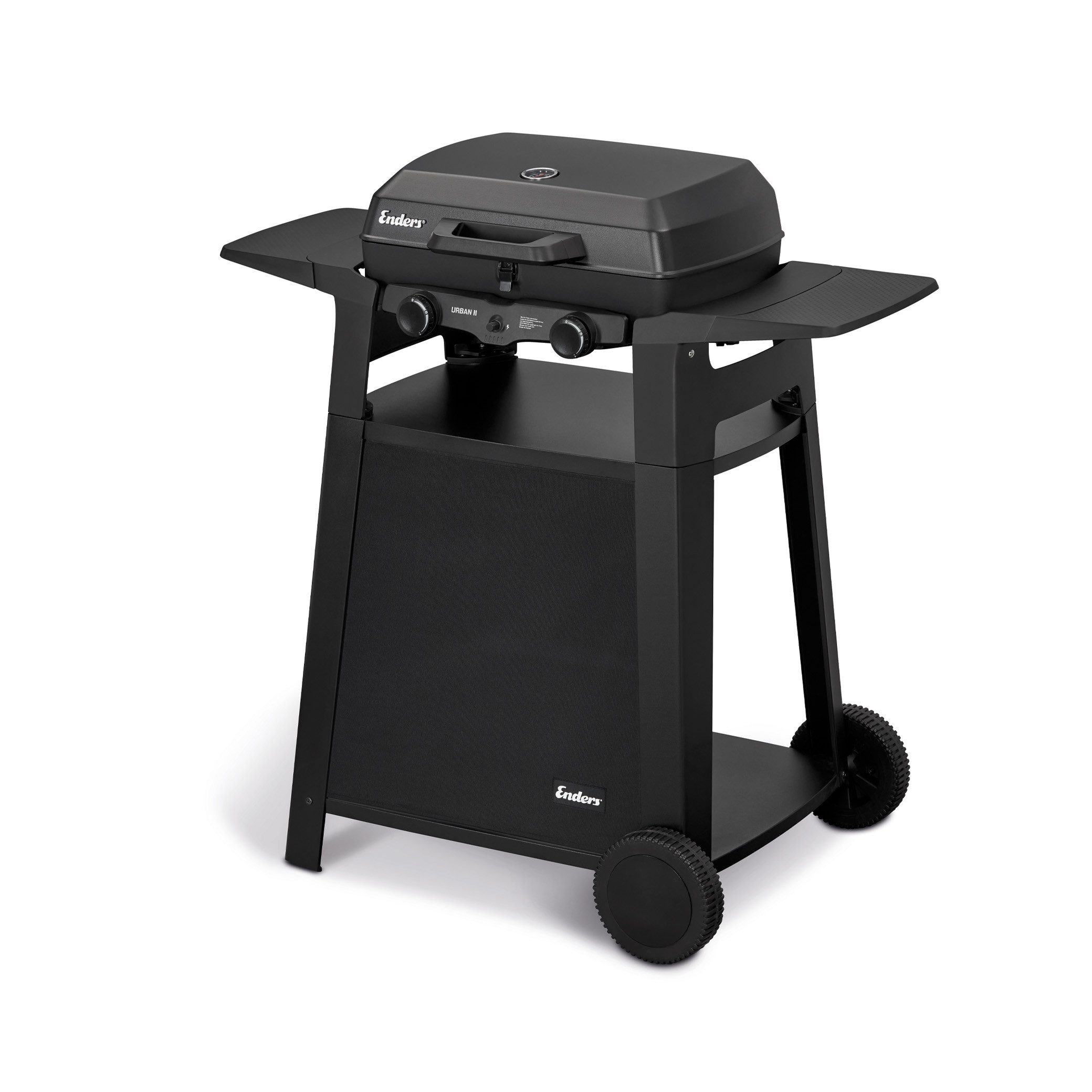 Enders® Gasgrill Urban Trolley Gas Grill - Gasgrill 2 Brenner, mobil mit Grillwagen