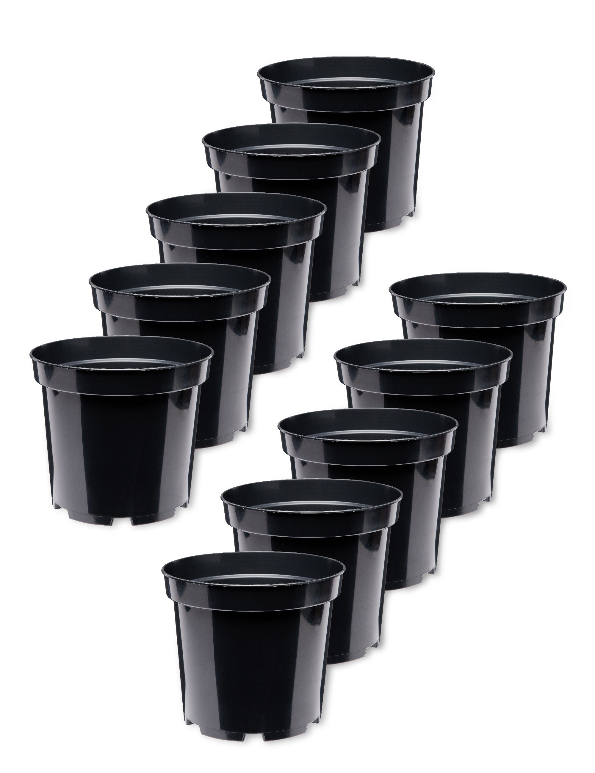 Garronda Blumentopf Blumentopf Kunststoff rund Pflanztopf Kräutertopf Anzuc günstig online kaufen