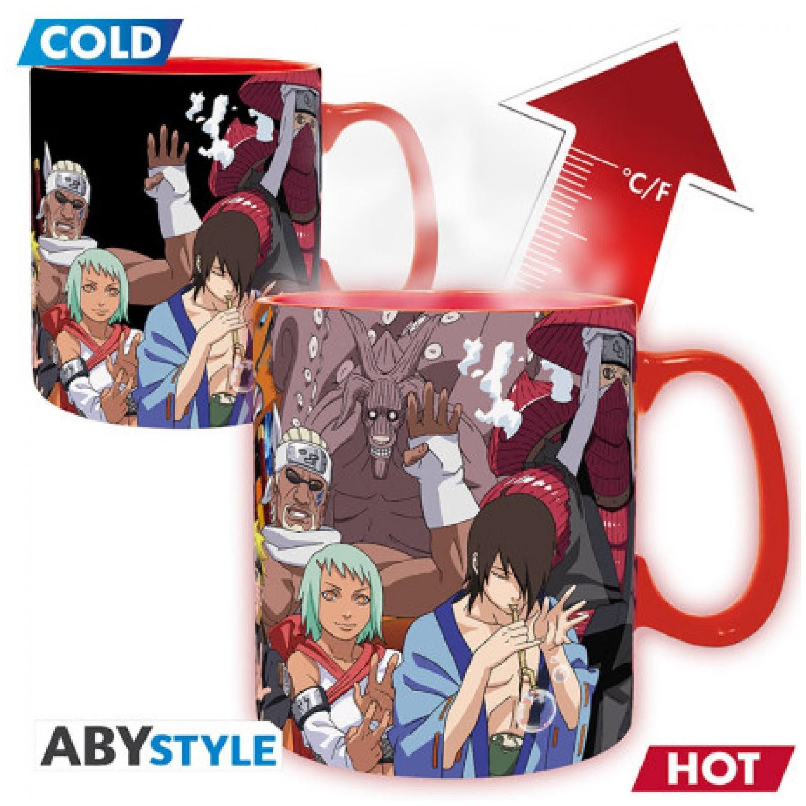ABYstyle Tasse NARUTO SHIPPUDEN - Tasse Heat Change -460ml- Bijû & Jinchûriki