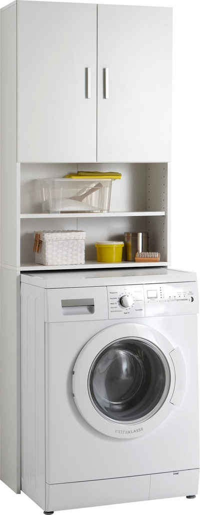 FMD Waschmaschinenumbauschrank Olbia mit 2 offenen Fächern