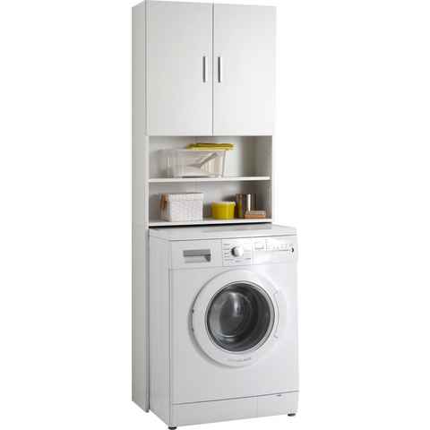 FMD Waschmaschinenumbauschrank Olbia mit 2 offenen Fächern